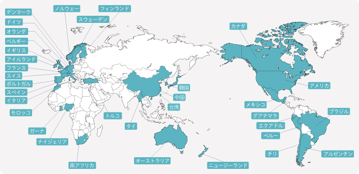 EILのネットワーク世界地図